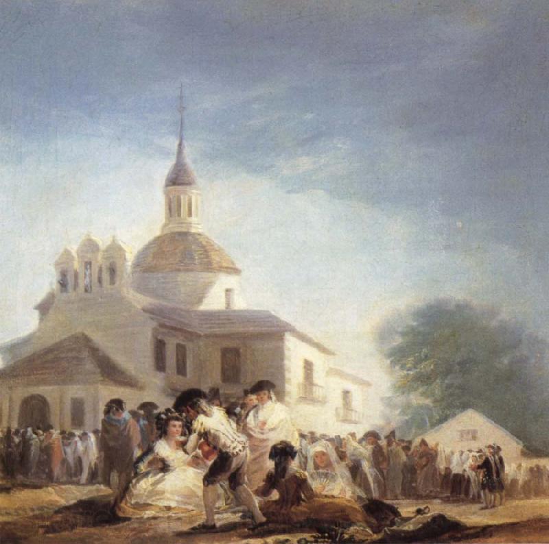 Francisco Goya The Hermitage of St Isidore Spain oil painting art